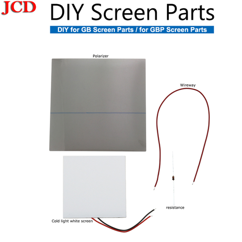 JCD For GB for GBP Backlit Mod Use Cool White LCD Panel To Light Up Screen Behind For Gameboy DMG-001 For GameBoy Pocket Lens ► Photo 1/6