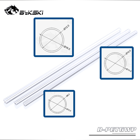 Bykski B-PETGWP OD 12/14/16MM Water Cooling PETG Hard Tubing For Case Watercooling Length 50CM Thickness 2mm ► Photo 1/2