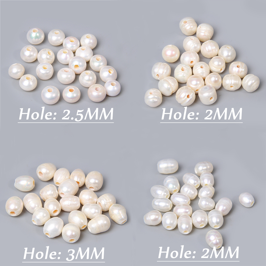 10pcs AAAA 1-1.2mm white round freshwater seed pearls,no hole