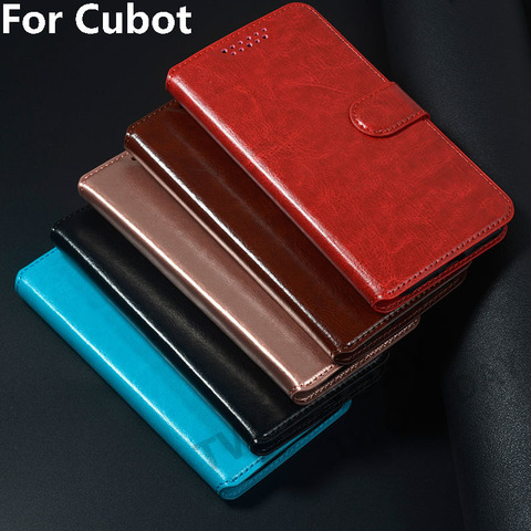 Luxury PU Leather Flip Case For Cubot P30 R11 P20 H2 H3 J3 PRO NOVA Max Rainbow 2 Dinosaur X19 X18 Plus Note S Plus Power ► Photo 1/6