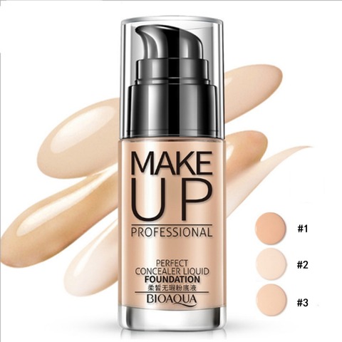 BIOAQUA Face Base Liquid Foundation Makeup Concealer Waterproof Brighten Whitening Long Lasting BB Cream Cosmetics #242391 ► Photo 1/6