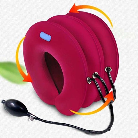 Cervical Neck Traction Medical Correction Device Cervical Support Posture Corrector Neck Stretcher Relaxation Inflatable Collar ► Photo 1/6