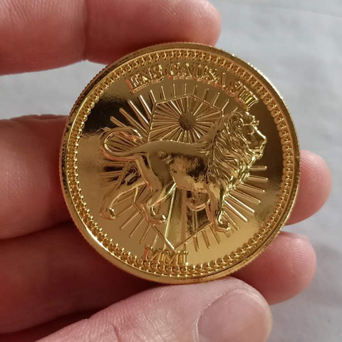 Movie John Wick Continental Hotel Gold Coin Replica Cosplay Props Accessories ► Photo 1/6