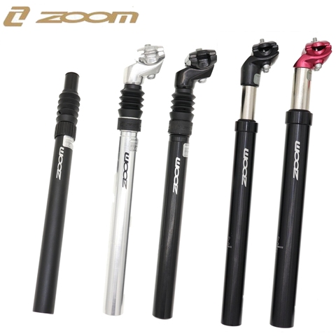 Zoom Shock Absober Suspension Bicycle Seatpost 25.4 27.2 28.6 30.9 31.6 350mm Damping MTB Road Seat Tube Head Bike Seat Post ► Photo 1/6