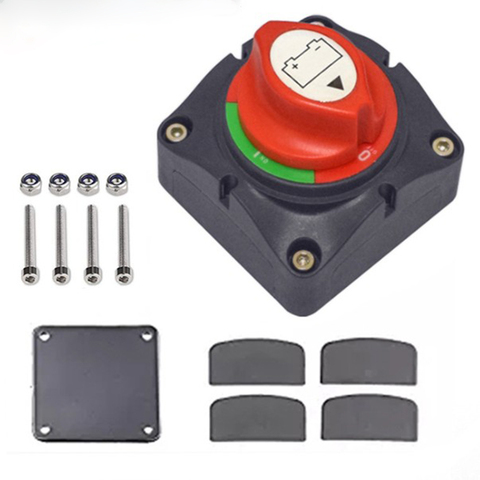 12V-60V 100A-300A Car Auto RV Marine Boat High Current Battery Selector Isolator Disconnect Rotary Switch Cut Power Off Switch ► Photo 1/6