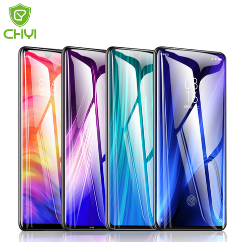 CHYI xiaomi redmi Note 8T 8 Pro glass screen protector Super Glass Oleophobic Coating full glue cover for xiaomi Redmi Note8 ► Photo 1/6