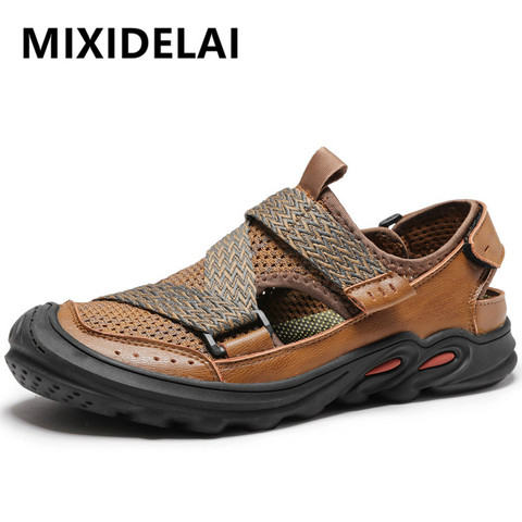 Summer Comfortable Men Sandals High-Quality Stretch Fabric Sandals Classic Men Soft Sandals Fashion Men Beach Sandals Size 38-46 ► Photo 1/6