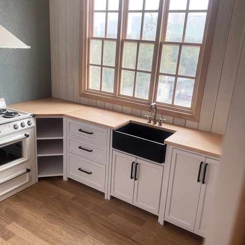 1/6 Mini Model Dollhouse Kitchen Set (Does not include countertops, countertops need to be purchased separately) ► Photo 1/5