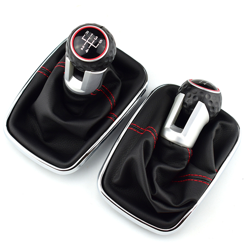 For Volkswagen VW 1999-2004 Golf 4 IV MK4 GTI R32 Bora Jetta MT 12mm 5 / 6 Speed Car Gear Shift Knob Lever Shifter Gaitor Boot ► Photo 1/6