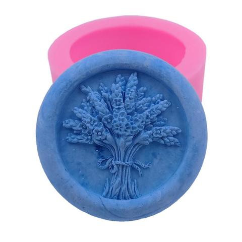 Bouquet Design Homemade Bar Soap Mold Scented Candle Wax Melt Molds Gypsum Decorating Craft Silicone Mold ► Photo 1/6