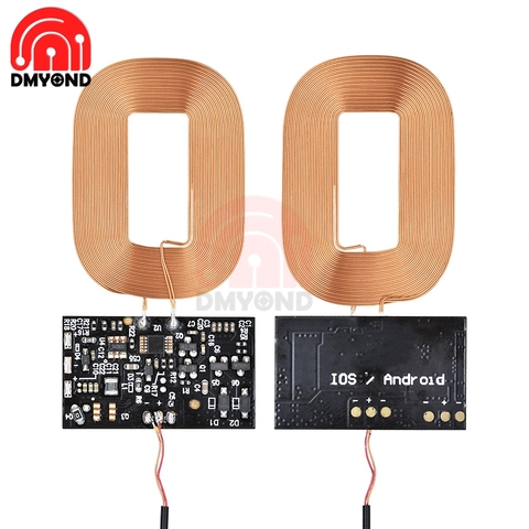 Universal  Qi Standard Wireless Charger Receiver Circuit Module PCBA Board Coil Universal Wireless Charging Coil for SmartPhone ► Photo 1/6