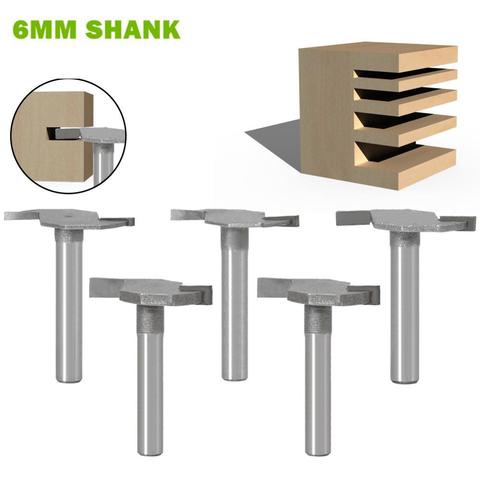 1pc 6mm Shank Classical T-Slot Milling Cutters C3 Carbide 