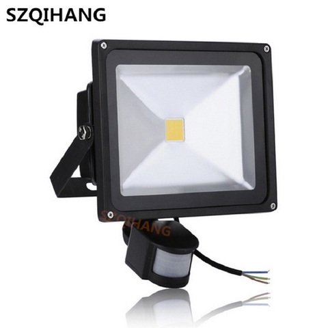 1PCS LED Floodlight PIR Motion Sensor Detector 10w 20w 30w 50w Outdoor Security Flood Light Waterproof Flood Light IP65. ► Photo 1/1