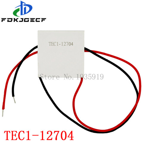 TEC1-12704 TEC 12704 40*40 Heatsink Thermoelectric Cooler Cooling Peltier Plate Module 12V Peltier Element Module ► Photo 1/1