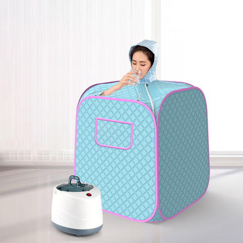 Portable Steaming Sauna Room Bath Sauna SPA Steamer Machine Home Sauna Generator Slimming Ease Insomnia Steamer ► Photo 1/6