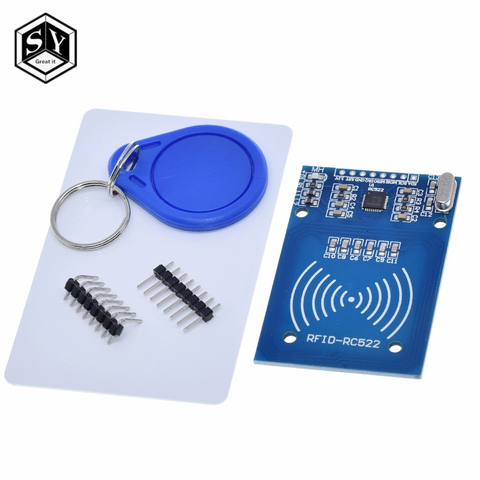 1PCS Great IT MFRC-522 RC522 RFID RF IC card inductive module with S50 Fudan card key chain wholesale ► Photo 1/6