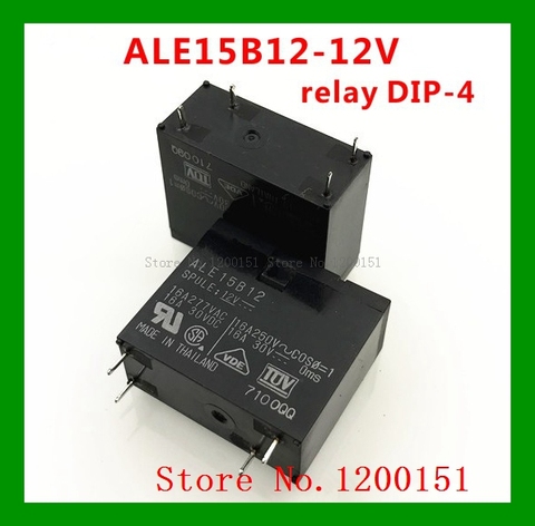 ALE15B12  12v 16a relay DIP-4 ► Photo 1/1