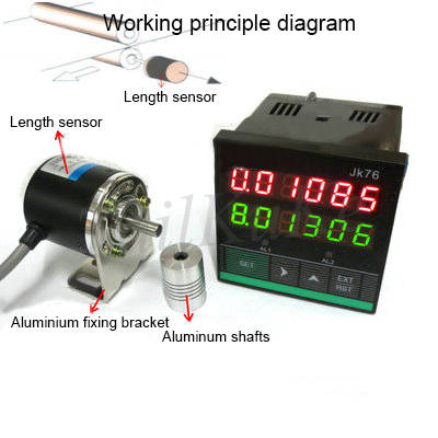 High Precision Intelligent Electronic Double Digital Meter Counter JK76 with Encoder Stepper Motor Controller ► Photo 1/5