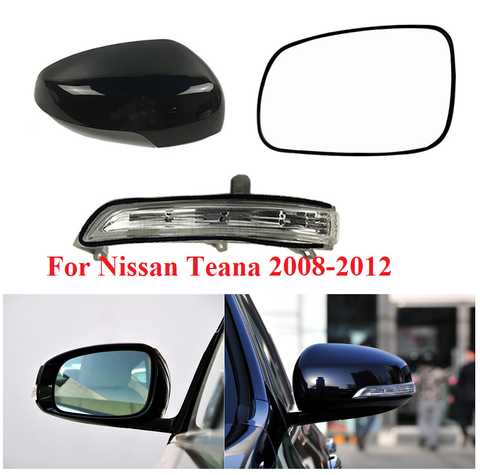 Lofty Richy RearView Door Mirror Side Mirror cover Light Glass Frame Shell Parts For Nissan Teana Altima J32 20082009 2010-2012 ► Photo 1/6