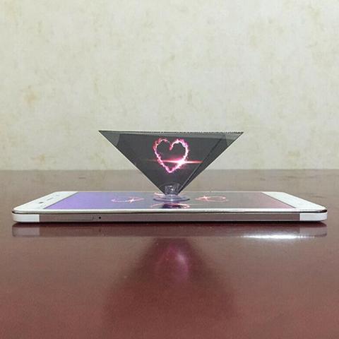 Smartphone Hologram Advertise 3D Holo Box Holographic Tablet Showcase Pyramid Mobile Phone Box Display Type ► Photo 1/6