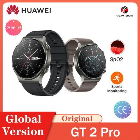 HUAWEI Watch GT 2 Pro SmartWatch 14 Days Battery Life GPS Wireless Charging Kirin A1 GT2 Pro In Stock Ver راقب Global Version ► Photo 1/6