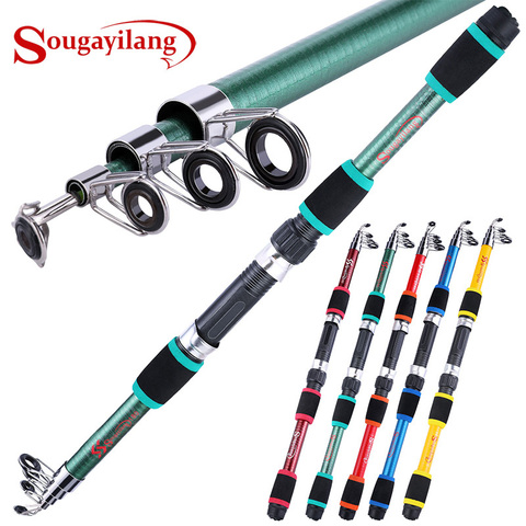 Sougayilang 1.8M  Spinning Fishing Rod M Power Telescopic Rock Fishing Rod Carp Feeder Rod Surf Spinning Rod ► Photo 1/6