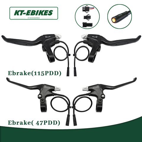 WUXING 115PDD 47PDD Ebike Brake Five Star Brake Lever Cut Off Power Electric Bicycle E-scooter Bicycle MTB Road Ebike Park Brake ► Photo 1/5