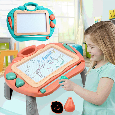36*17cm Magnetic Drawing Board Desk Toys For Girls Boys Sketch Pad Doodle Writing Painting Table Art Learning Children Kids Toy ► Photo 1/6