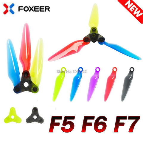 12Pairs 24 pcs DALPROP Fold F5 F6 F7 5.1/6/7inch Foldable Freestyle 3-Blade Propeller Props for RC Drone FPV Racing Quadcopter ► Photo 1/6