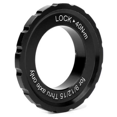 Bicycle Center Lock Disc Brake Hub Rotor Lockring Front Rear 12/15/20 MM Axle CenterLock Cover Ring Bicycle Accessories ► Photo 1/6