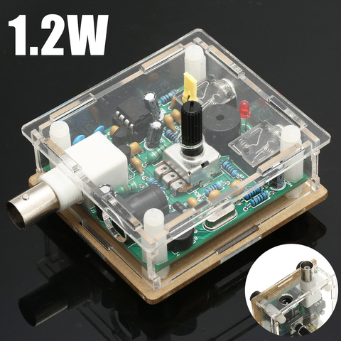 Assembled DC 9-13.8V S-PIXIE CW QRP Shortwave Radio Transceiver 7.023Mhz+ Acrylic Case ► Photo 1/6