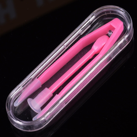 Girl  Travel Contact Lenses Tweezers Suction Stick Plastic Mini  Contact Lens Case Eyes Care Tool Kit  Accessories ► Photo 1/6