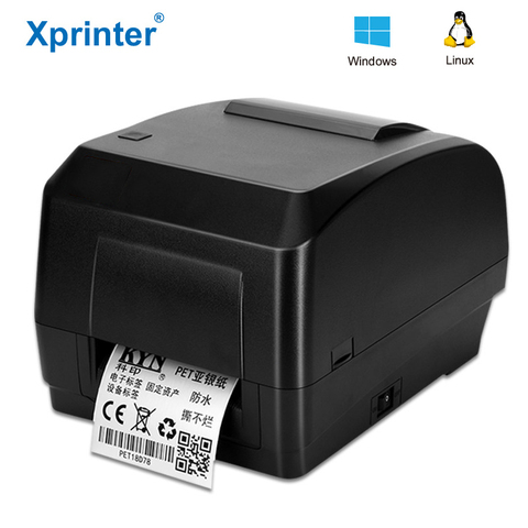 Xprinter Thermal Transfer Printer Label Sticker Printers Use With Ribbon For Shipping Label Wash Mark Jewelry Tag Label 304dpi ► Photo 1/6