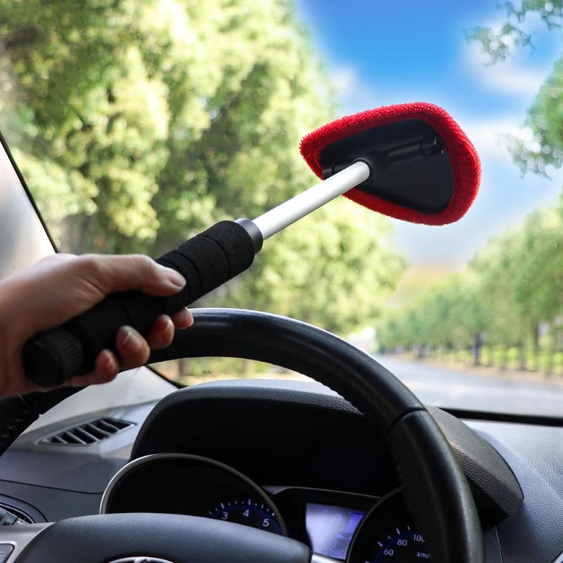 1PC Car Wash Detailing Car Cleaning Brush Microfiber Wheel Rim Brush For  Car Trunk Motorcycle Auto Detailing Brush
