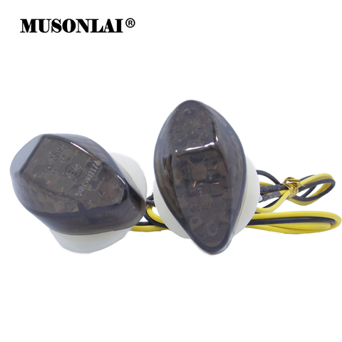 Motorcycle Flush Mount LED Turn Signals Indicator Blinker Light Amber Flasher for Honda CBR 600 F4 F4i CBR600RR CBR1000RR ► Photo 1/6