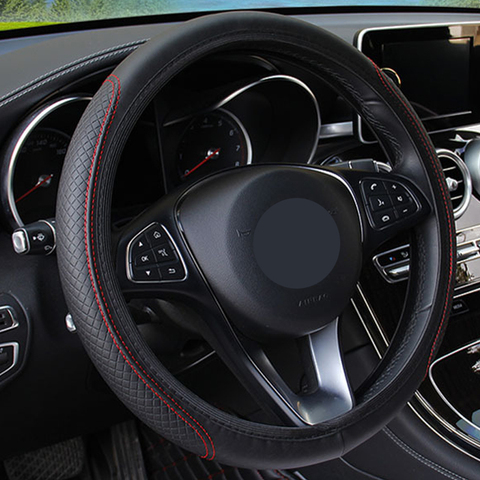 Car Steering Wheel Cover Breathable Anti Slip For SsangYong actyon korando kyron rexton 2 rodius keys Car ► Photo 1/4