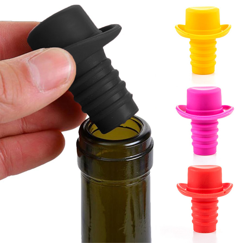 Beer Bottle Stopper Wine Bottle Caps Stoppers Silicone Leak Free Plug Corks Tool 