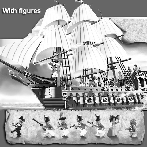 1717PCS Imperial Flagship Pirate of Caribbean building blocks With figures 22001 hobby collection gifts ► Photo 1/3