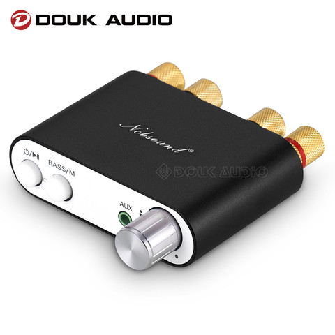 Douk Audio NS-10G Mini Bluetooth 5.0 TPA3116 Digital Power Amplifier HiFi Stereo Audio Amp USB Sound Card 50W*2 ► Photo 1/6