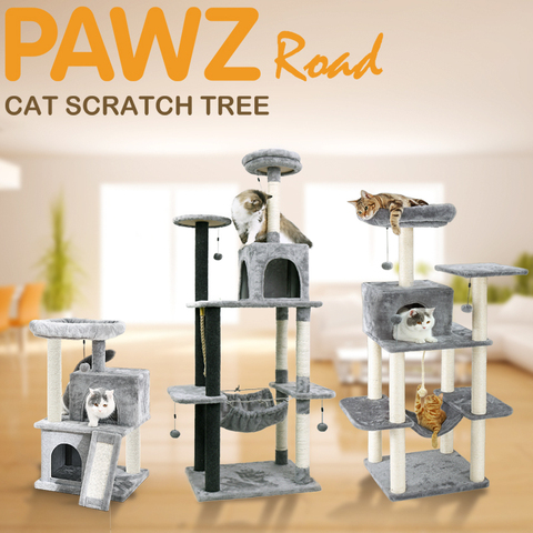 Pet Cat Tree Condo House Scratcher Scratching Post Climbing Tree Toys for Cat Kitten Protecting Furniture Fast Domestic Delivery ► Photo 1/6