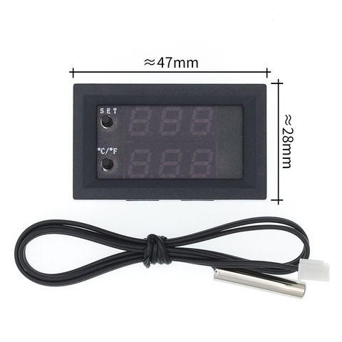 W1209WK W2809 DC 12V LED Digital Thermostat Temperature Control Thermometer Thermo Controller Switch Module + NTC Sensor ► Photo 1/6