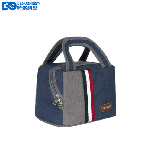 DENUONISS Porta Comida Thermo Bags Bolsa Isotermica Lonchera Food Bag Portable Lunch Refrigerator Thermal Lunch Bag ► Photo 1/1