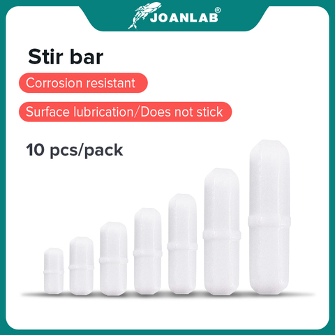 JOANLAB Official Store Magnetic Stirrer Bar Size 15mm 20mm 25mm 28mm 30mm 35mm 40mm PTFE Magnetic Stirrer Mixer Stir Bars 10 pcs ► Photo 1/6