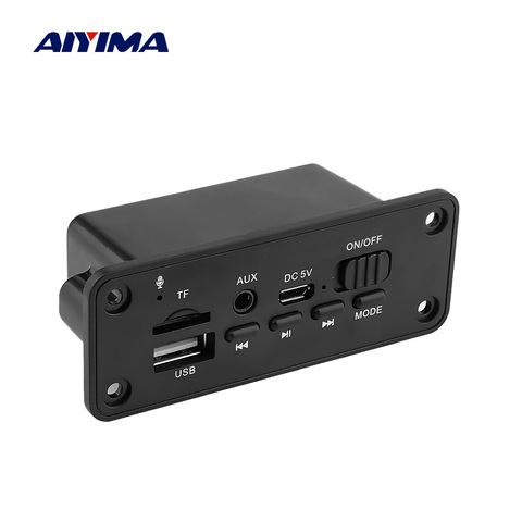 AIYIMA Bluetooth MP3 Decoder 3Wx2 Stereo Home Amplifier Audio Board Music Player Decoding AUX USB TF FM Radio DIY Home Theater ► Photo 1/6