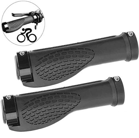 Bike Grips Mountain Bike Grips Rubber Bike Grips Bike Handlebar Grips 1 Pair of Non-Slip Rubber Bicycle Handlebar Handles ► Photo 1/6