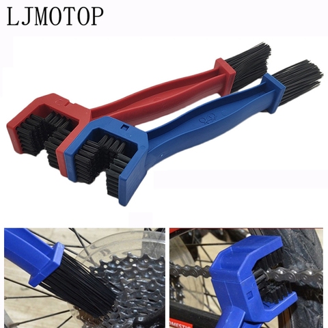 Motorcycle chain brush Cleaner Gear Grunge Outdoor Cleaner Scrubber Tool For Honda CBR650R CB650R CB125R CBR900RR XADV 750 X-11 ► Photo 1/6