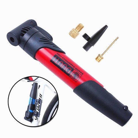 2022 Mini Plastic Bicycle Pump Mountain Bike Road Bike Portable High-intensity Circulation Pump Bicycle Tire Inflator Pump ► Photo 1/6