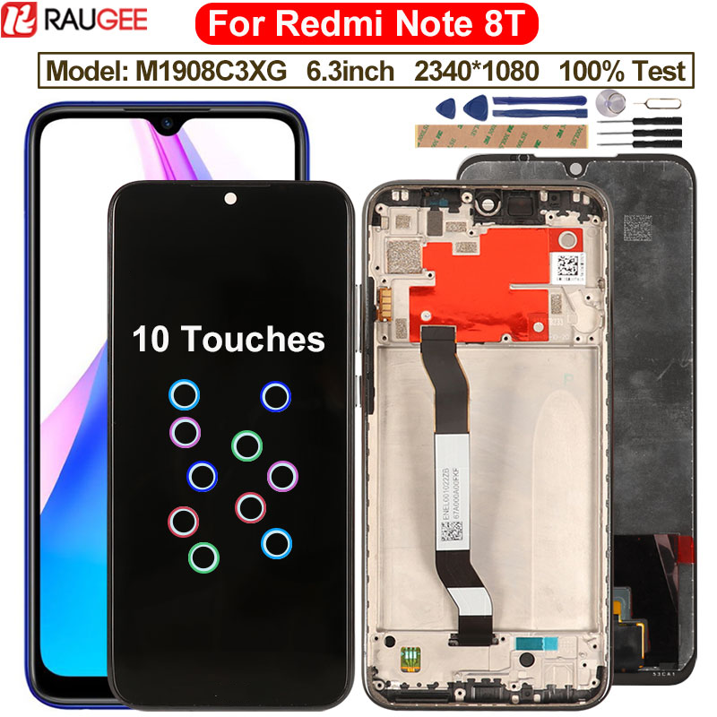 Price History Review On For Xiaomi Redmi Note 8t Lcd Display Touch Screen High Quality Digitizer Glass Panel Replacement For Redmi Note 8t 8 T Display Aliexpress Seller Raugee