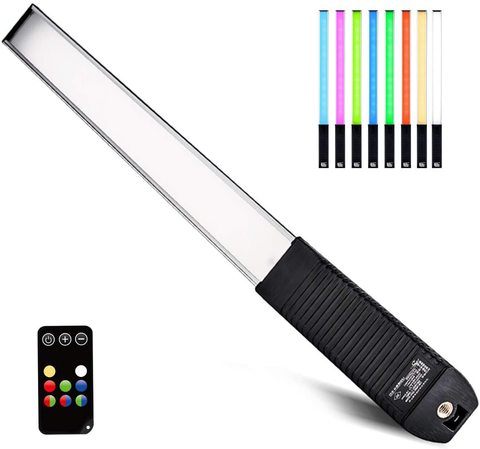 LUXCEO Q508A RGB Led Video Light Wand Tube Photography Lamp Photo Lighting Remote Control 8 color 3000K-5750K For Youtube TikTok ► Photo 1/6