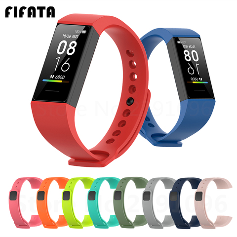 FIFATA For Xiaomi Mi Band 4C Bracelet Silicone Strap For Redmi Smart Band Replacement Watchband Wrist Strap Correa Accessories ► Photo 1/6